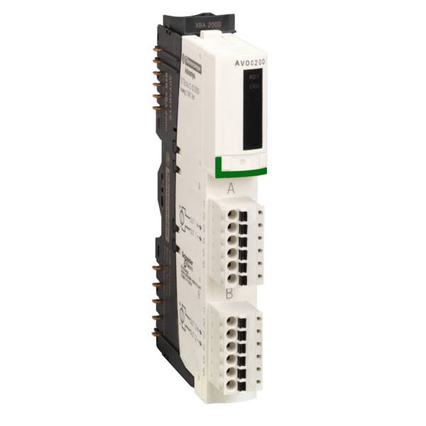 standard analog output kit STB - +/- 10 V - 2 O - 15 bits + sign - Schneider Electric - STBAVO0200K