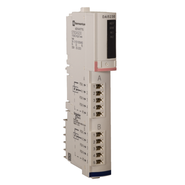 standard digital input kit - Modicon STB - 115 V AC - 2 I - Schneider Electric - STBDAI5230K