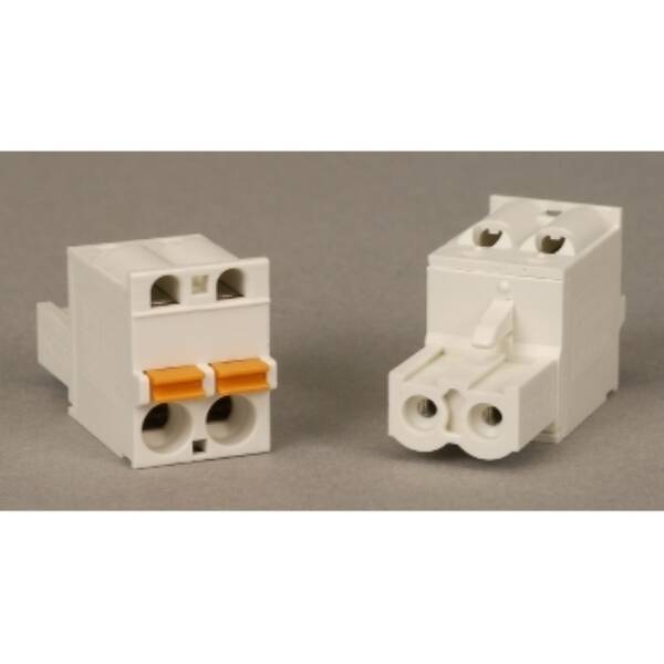 Modicon STB - 2 pin removable connector for 24 V DC power supply - spring - type - Schneider Electric - STBXTS2120