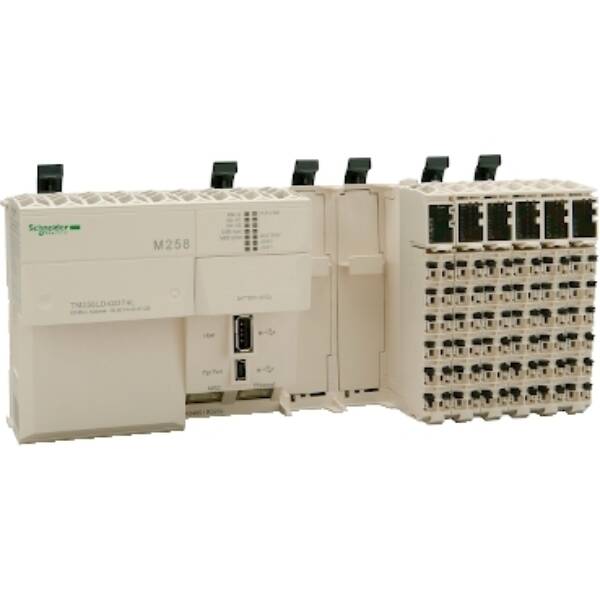 Logic controller, Modicon M258, compact base 42 + 4 I/O, 24 V DC - Schneider Electric - TM258LD42DT4L