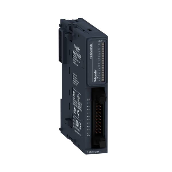 Modicon TM3 - 16 outputs transistor NPN (HE10) - Schneider Electric - TM3DQ16UK