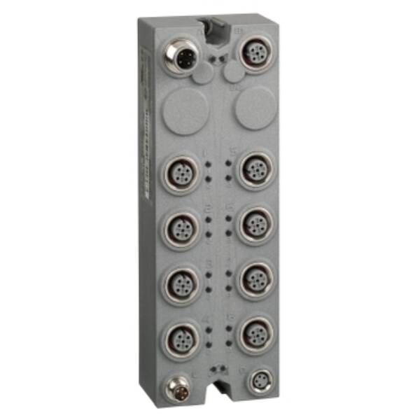 expansion block - TM7 - IP67 - 16 DI - 24V DC - M12 connector - Schneider Electric - TM7BDI16A