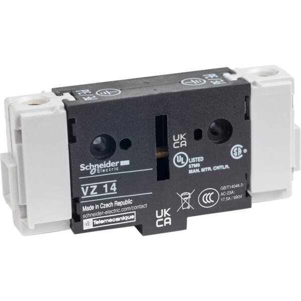 TeSys VARIO - additional earthing block - 40 A - for V02...V2 - Schneider Electric - VZ14