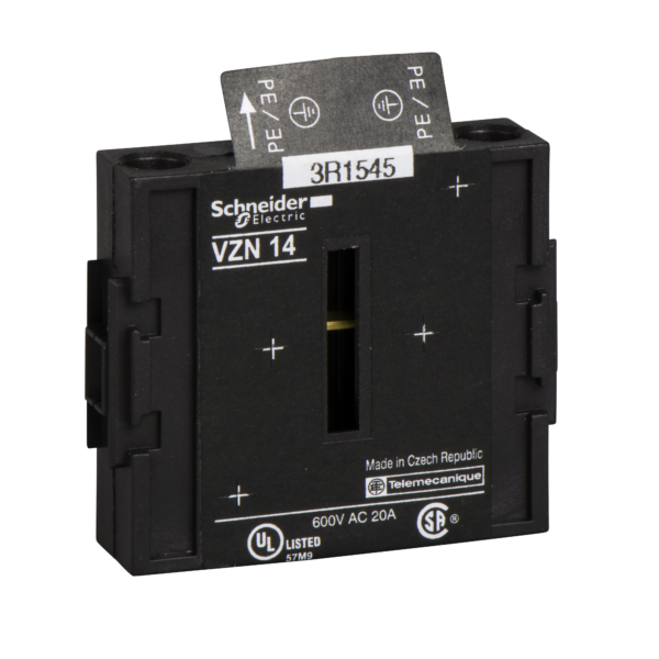 TeSys Mini-VARIO - additional earthing block -20 A - for VN12, VN-20 - Schneider Electric - VZN14