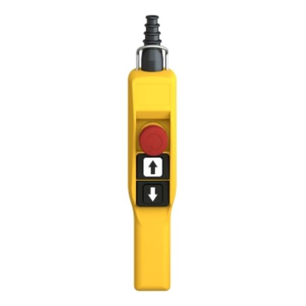 pendant station XAC-A pistol grip - 2 booted push buttons 1 Emergency stop - Schneider Electric - XACA2113
