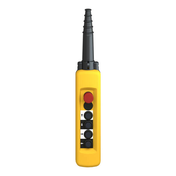 pendant control station XAC-A - 4 pushbuttons 1 Emergency stop - Schneider Electric - XACA4713