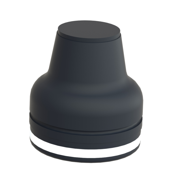 booted head for pushbutton XAC-B - black - 4 mm, -25..+70 °C - Schneider Electric - XACB9112