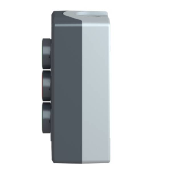 dark grey station - green flush/red flush/green flush pushbuttons Ø22 - Schneider Electric - XALD339