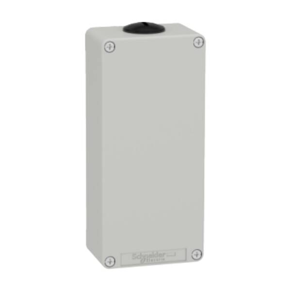 Harmony XAP, XB2 SL, Empty control station, zinc alloy, grey, M25, undrilled, 80 x 175 x 51,5 - Schneider Electric - XAPD31