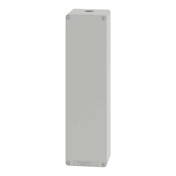 Harmony XAP, XB2 SL, Empty control station, aluminium, grey, M32, undrilled, 85 x 310 x 77 - Schneider Electric - XAPD54