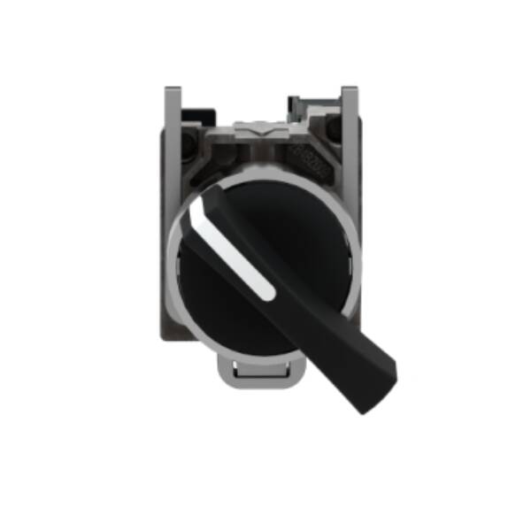 Complete selector switch, Harmony XB4, black Ø22 mm, 2 positions 90°- stay put, 1 NO, ATEX - Schneider Electric - XB4BJ21EX