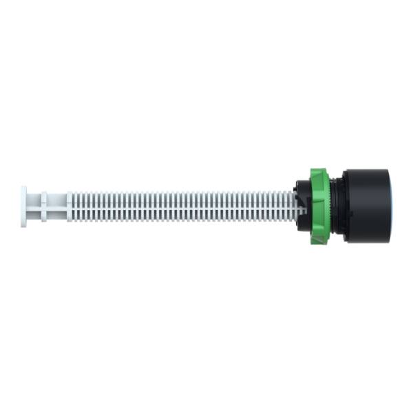 blue flush reset pushbutton Ø22 marked R for 17...120 mm actuation distance - Schneider Electric - XB5AA86102