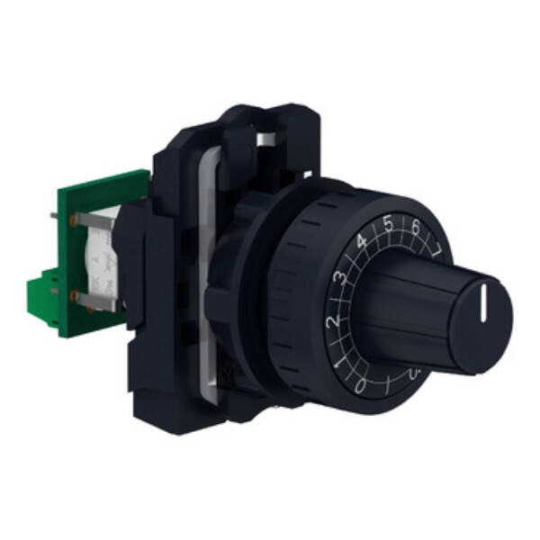 Complete potentiometer, plastic, Ø22, 4K7 - Schneider Electric - XB5AD912R4K7