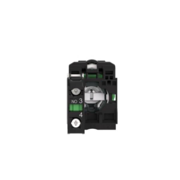 Key switch selector, plastic, black, Ø22, key n°455, 2 position,s spring return right to left, 1 NO - Schneider Electric - XB5AG61