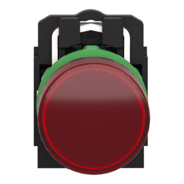 red complete pilot light Ø22 plain lens for BA9s bulb 250V - Schneider Electric - XB5AV64
