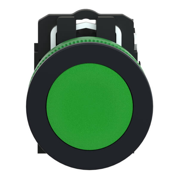 FLUSH MOUNTED GREEN FLUSH CAPS PUSHBUTTON 1NO SCREW CLAMP - Schneider Electric - XB5FA31