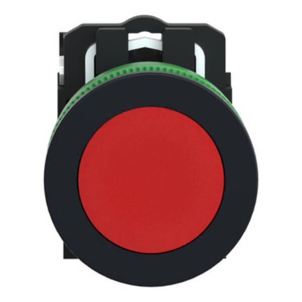 FLUSH MOUNTED RED FLUSH CAPS PUSHBUTTON 1NC SCREW CLAMP - Schneider Electric - XB5FA42