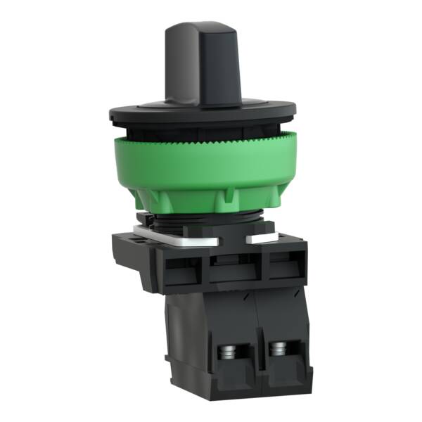 FLUSH MOUNTED SELECTOR SWITCH 3 POS STAY PUT 2NO SCREW CLAMP - Schneider Electric - XB5FD33