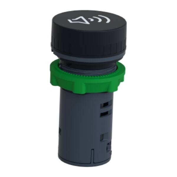 Complete buzzer, plastic, Ø22, continuous or intermittent tone, 110...120 V AC - Schneider Electric - XB5KSG