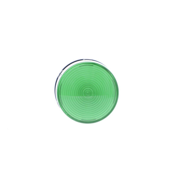 Monolithic pilot light, plastic, green, Ø22, integral LED, 24 V AC/DC - Schneider Electric - XB7EV03BP