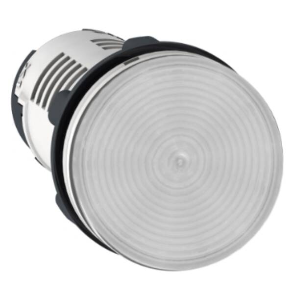 Harmony XB7, Monolithic pilot light, plastic, clear, Ø22, integral LED, 110...120 V AC - Schneider Electric - XB7EV07GP