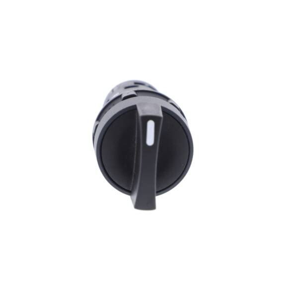 Harmony XB7, Monolithic selector switch, plastic, black, Ø22, stay put, 2 positions, stay put, 1 NO - Schneider Electric - XB7ND21