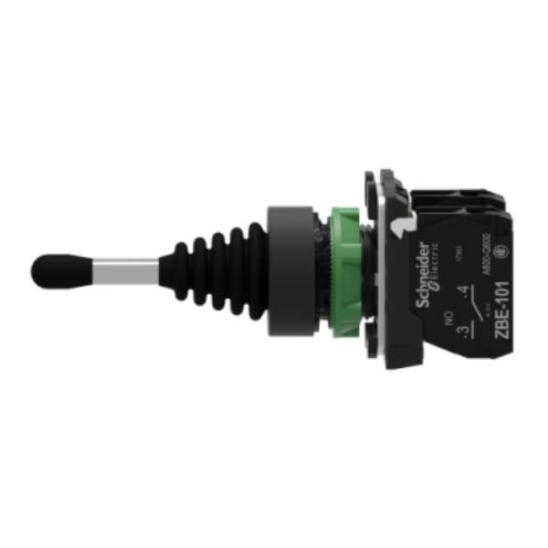 joystick controller Ø22 2-direction stay put 1NO per direction - Schneider Electric - XD5PA12