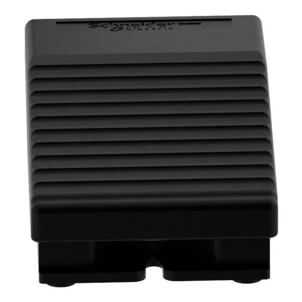 Preventa XPE, Single foot switch, plastic, black, without cover, 1 NO + 1 NC - Schneider Electric - XPEA110