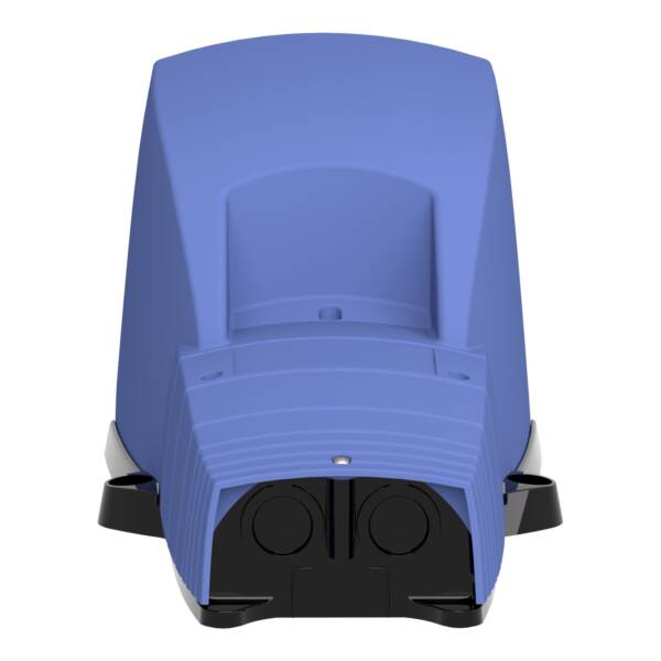Preventa XPE, Single foot switch, plastic, blue, with cover, 2 steps, 2 NO + 2 NC - Schneider Electric - XPEB611