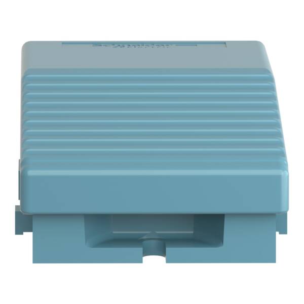 Preventa XPE, Single foot switch, metal, blue, without cover, 2 NO + 2 NC - Schneider Electric - XPEM111