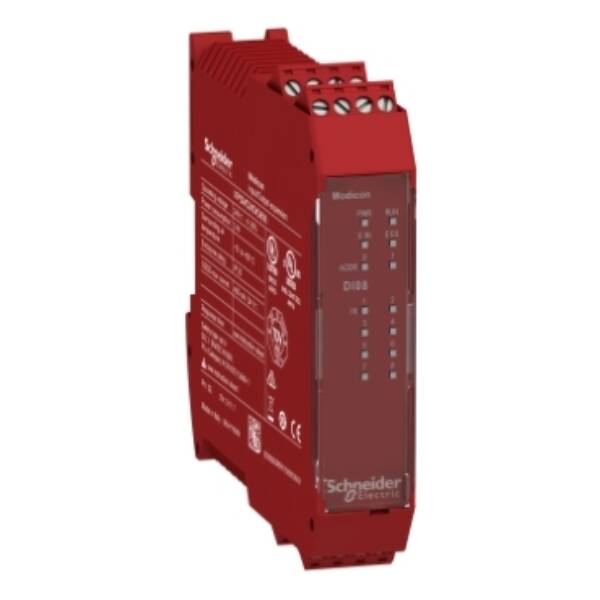 8 inputs expansion modules with screw term - Schneider Electric - XPSMCMDI0800