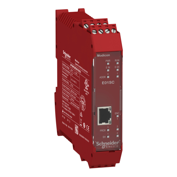 Speed monitoring 1 Sin/Cos encoder expansion module with screw term - Schneider Electric - XPSMCMEN0100SC