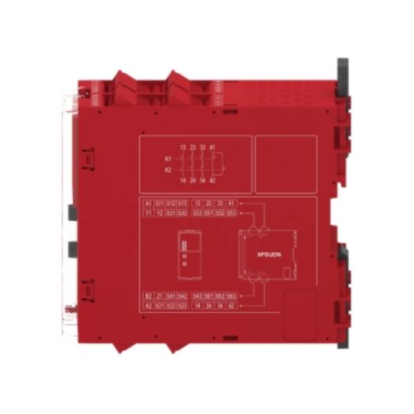 Preventa module Cat.4 features 6*XPSUAF 48-240vac/dc screw - Schneider Electric - XPSUDN33AP