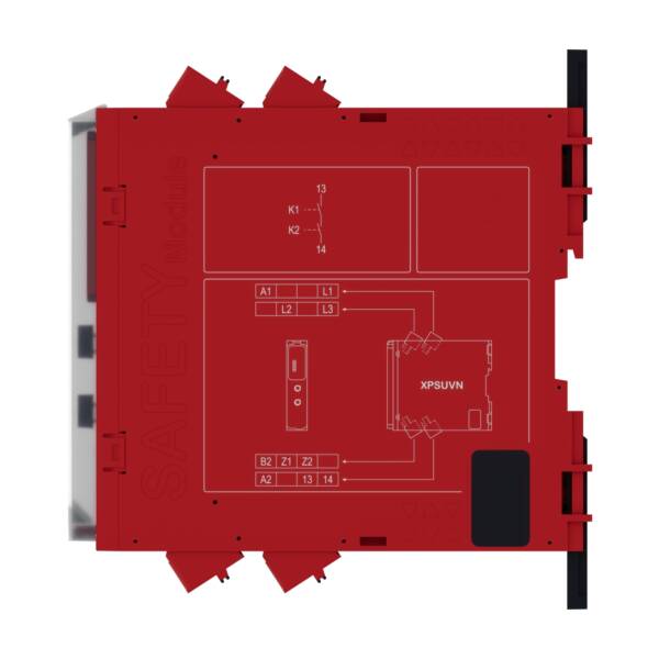 Safety module, Harmony Safety Automation, Zero speed monitoring with time delay, 24V AC/DC, spring - Schneider Electric - XPSUVN11AC