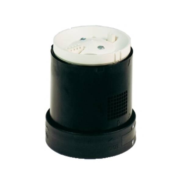 Audible unit for modular tower lights, plastic, Ø70, buzzer, continuous or intermitten tone,70... 90 dB, 120...230 V AC - Schneider Electric - XVBC9M