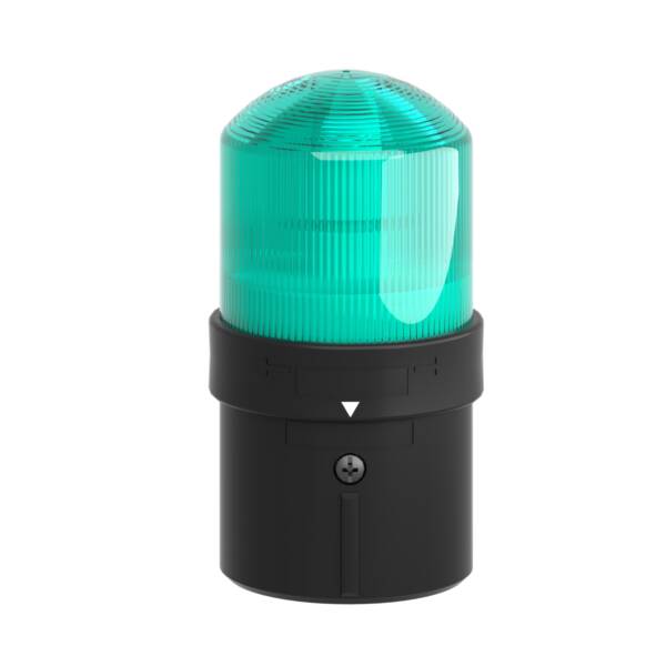 Ø 70 mm tower light - steady - green - IP65 - 24 V - Schneider Electric - XVBL0B3