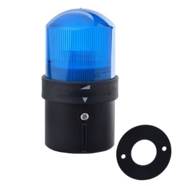 Ø 70 mm tower light - flashing - blue - IP65 - 24 V - Schneider Electric - XVBL1B6