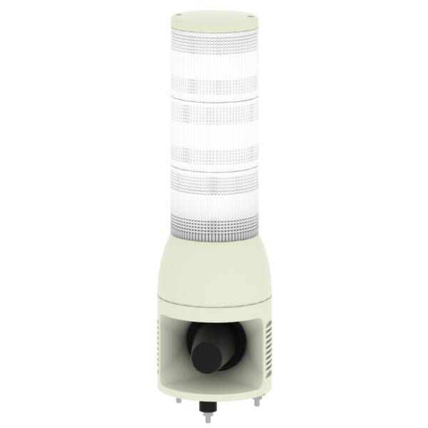tower light 100 mm 24 V siren - steady/flashing LED - green/orange/red - Schneider Electric - XVC1B3HK