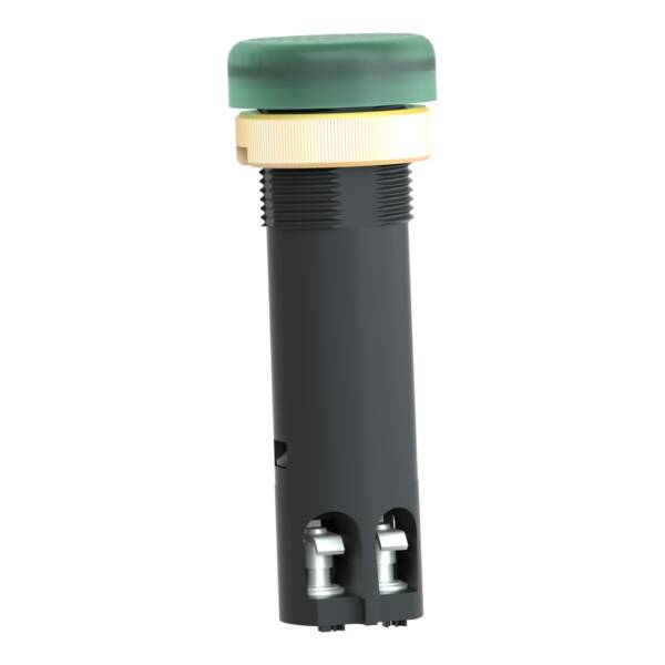 pilot light Ø12 - IP40/IP65 - green - covered LED included - 24V - lugs - Schneider Electric - XVLA333