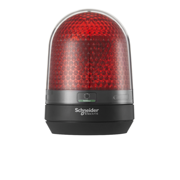 Illuminated beacon without buzzer, red, Ø100, integral LED, 12...24 V DC - Schneider Electric - XVR3B04