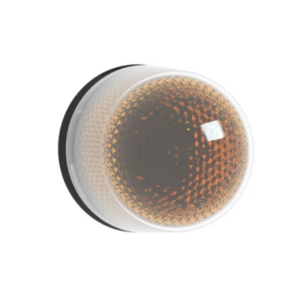 Illuminated beacon without buzzer, orange, Ø100, integral LED, 100...230 V AC - Schneider Electric - XVR3M05