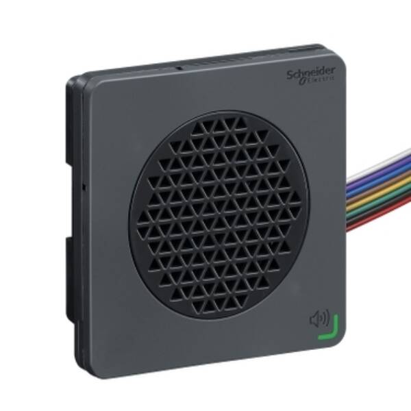 Editable voice alarms, black, mounting 72 mm DIN rail, NPN, 12...24V DC - Schneider Electric - XVSV7BBN