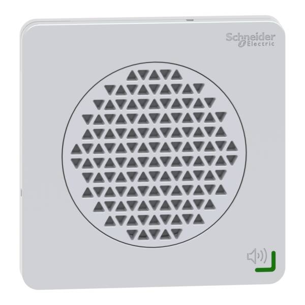 Editable voice alarms, white, mounting 96 mm DIN rail, NPN, 12...24V DC - Schneider Electric - XVSV9BWN