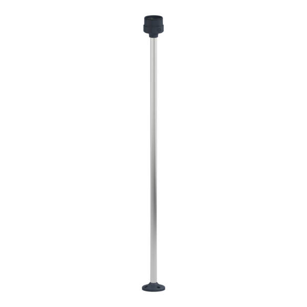 Harmony XVU, Fixing plate with 800 mm aluminium pole for modular tower lights, black, Ø60 - Schneider Electric - XVUZ800