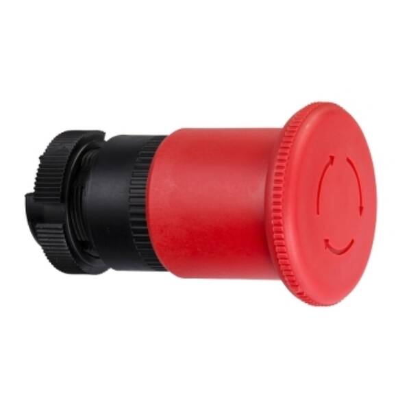 red Ø40 Emergency stop, switching off head trigger and latching turn release - Schneider Electric - ZA2BS844