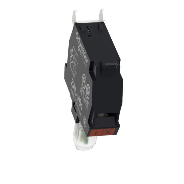 green light block for head Ø22 integral LED 230..240 V - screw clamp terminals - Schneider Electric - ZALVM3