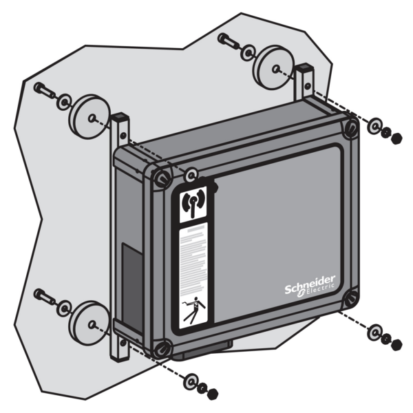 Kit magnets support for ZARB base station - Schneider Electric - ZARC091