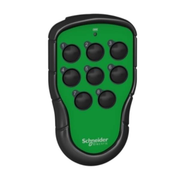 Transmitter, Harmony pocket remote, 8 single-step push buttons - Schneider Electric - ZART08