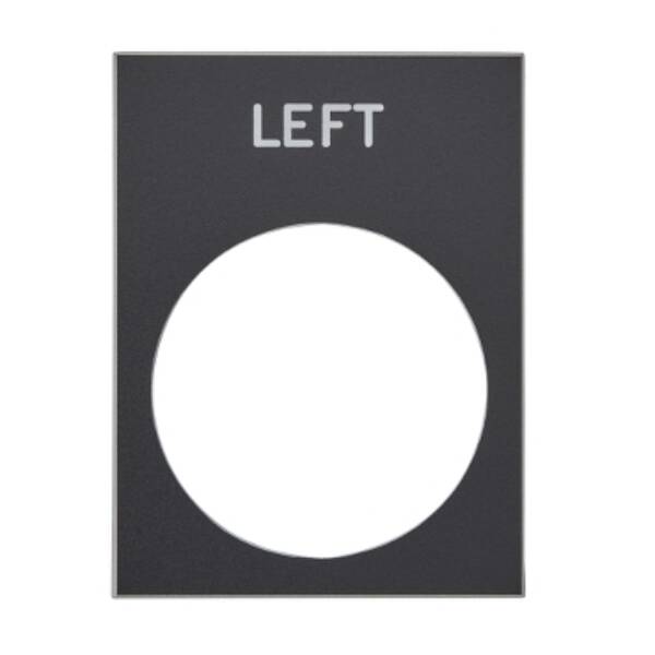 NAMEPLATE (L - Schneider Electric - ZB2BY2310