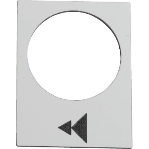 legend plate 30x40 mm - Schneider Electric - ZB2BY4904